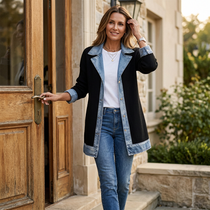Patrizia Bergonzi™ Versatile Ribbed Coat for Everyday Outings