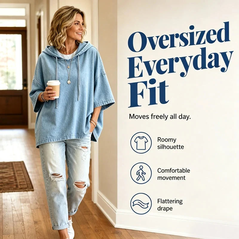Dina Iacobelli™ Relaxed Hoodie for Easy Everyday Comfort