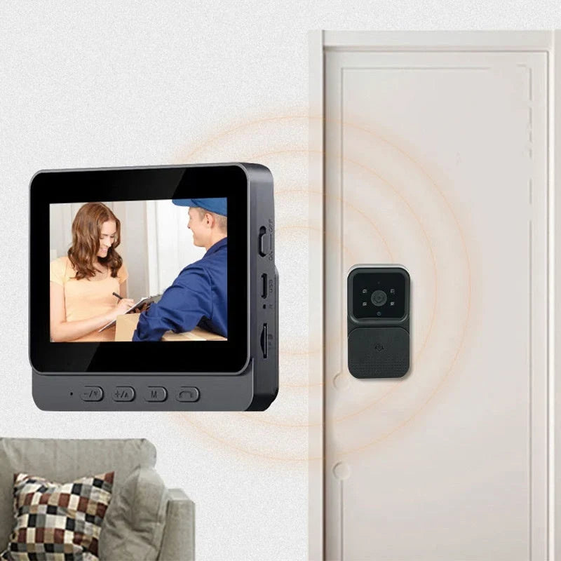 DoorView Pro™ Wireless Video Doorbell for Safer Answering