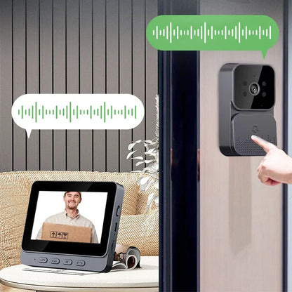 DoorView Pro™ Wireless Video Doorbell for Safer Answering