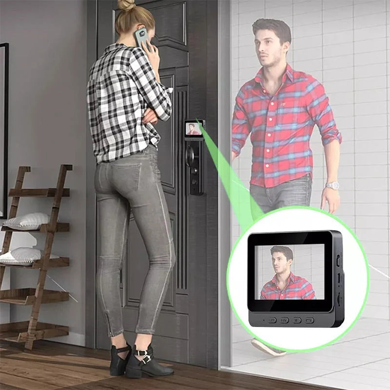 DoorView Pro™ Wireless Video Doorbell for Safer Answering