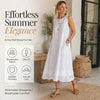 Dorotea Tofani™ Breathable Layered Summer Dress for Hot Days