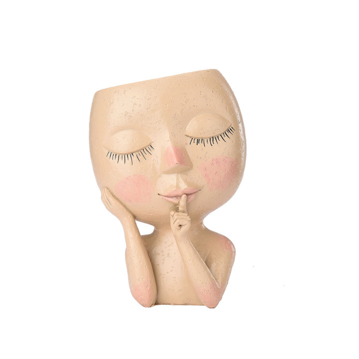Botanica™ Flower pot with a face