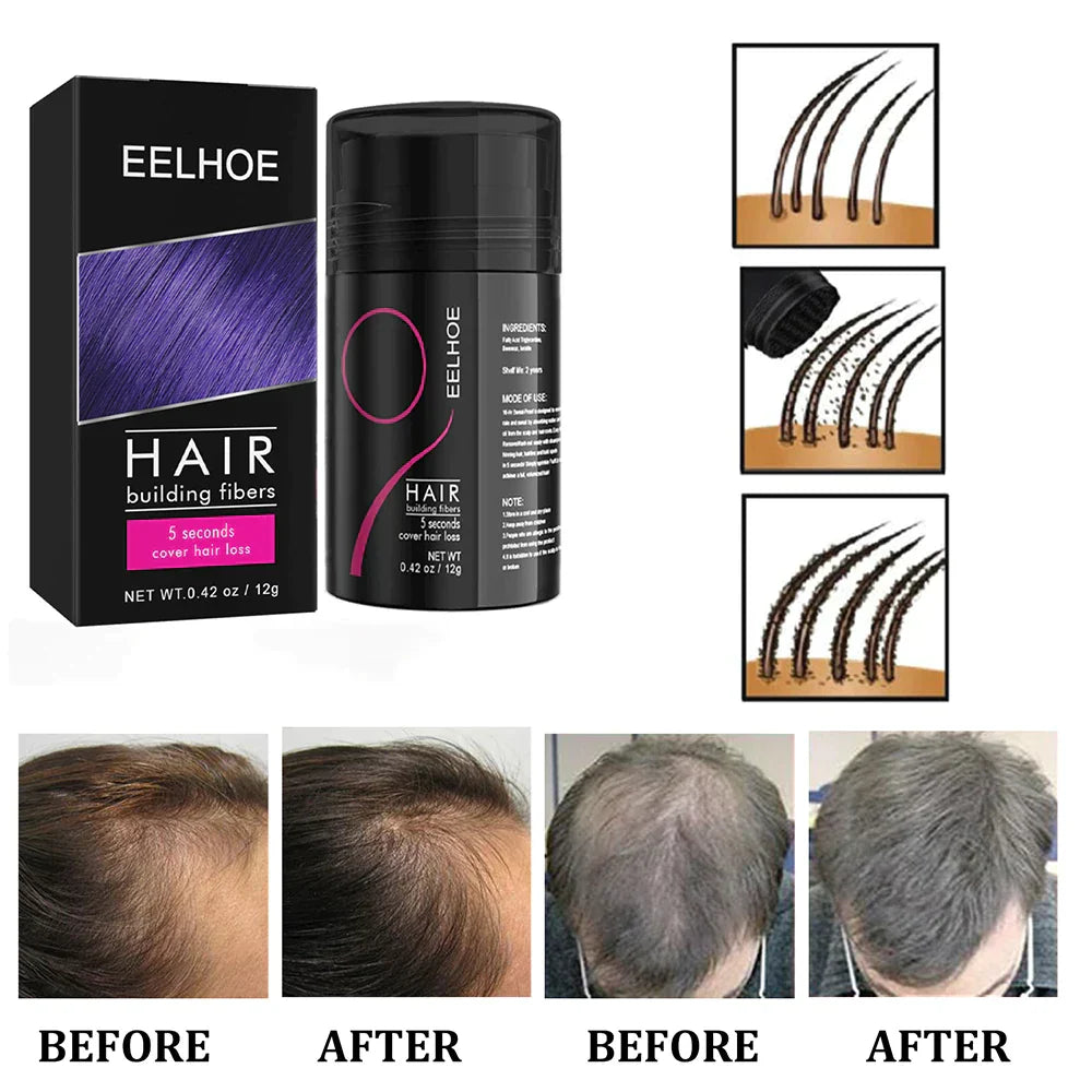 EELHOE HAIR™  Powder against hair loss and quick filling of the hairline