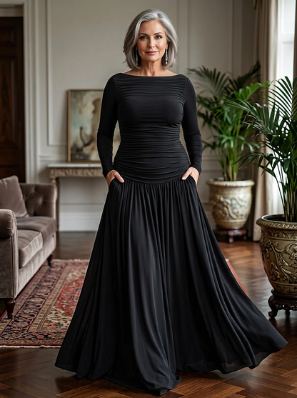 Marcella Cagnolati™ Elegant Flowy Dress for Formal Events