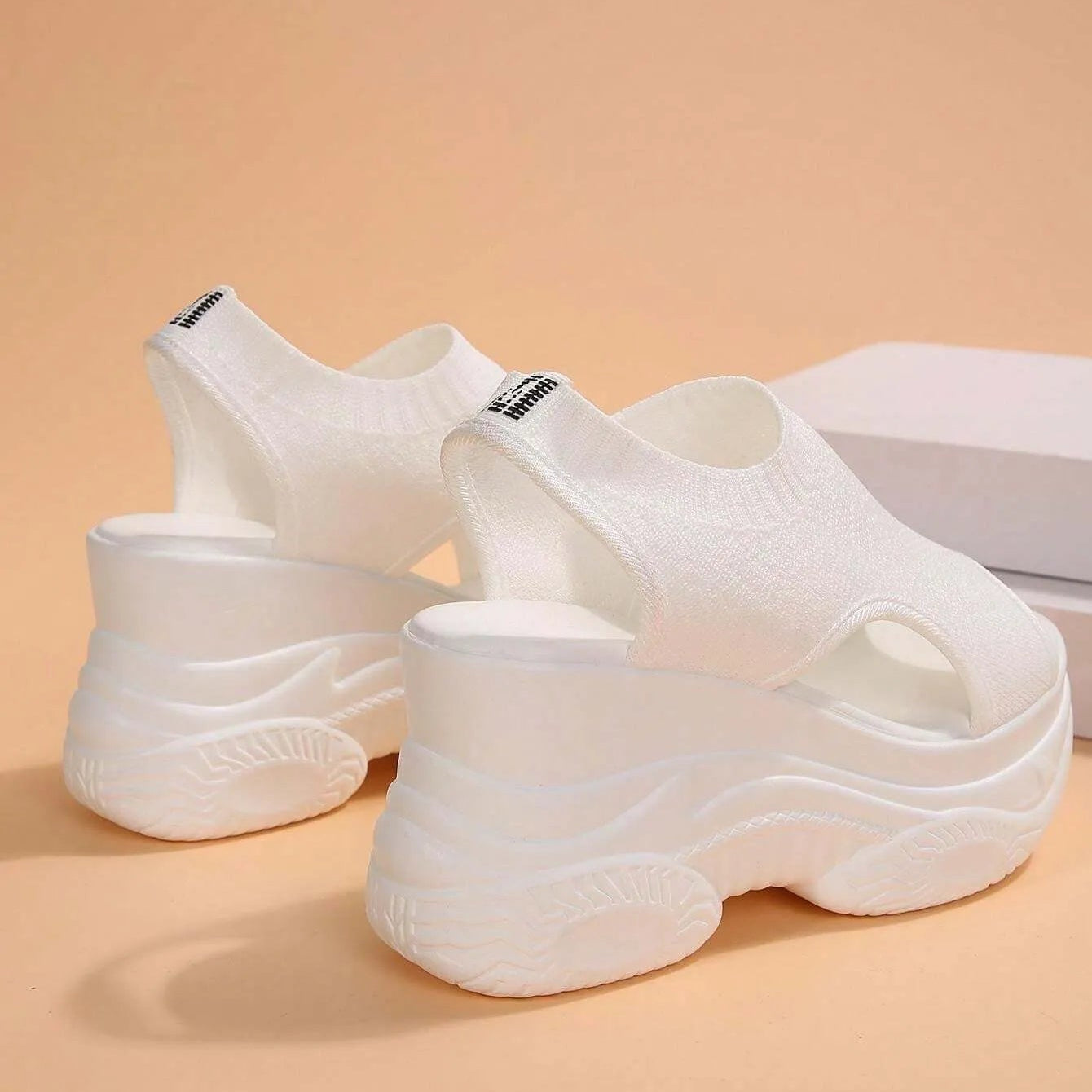 Edda Silvestri™ Elegant Open Toe Wedge Sandals
