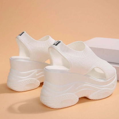 Edda Silvestri™ Elegant Open Toe Wedge Sandals