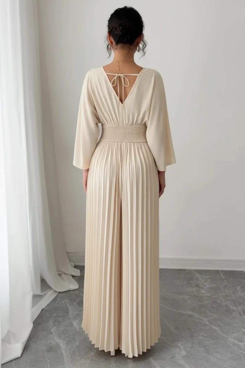 Edvige Acquaviva™ Elegant VNeck Jumpsuit for Special Events