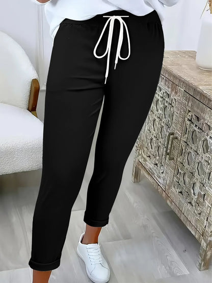 Edvige Alberti™ Elegant Stretch Trousers for All Day Comfort