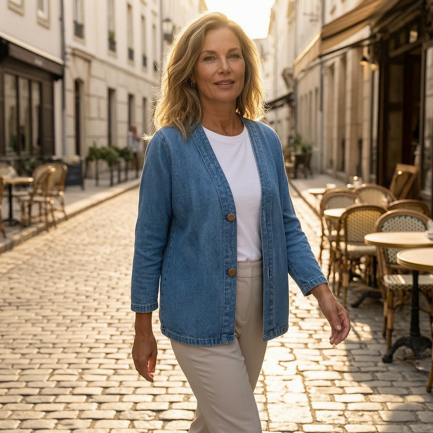 Edvige Bertozzi™ Effortless Layering Denim Jacket