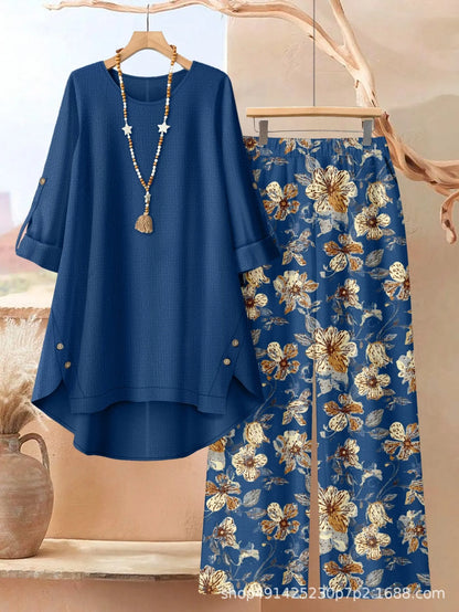 Edvige Rossignoli™ Breathable Tunic and Trouser Set
