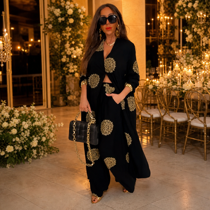 Edvige Urbinati™ Elegant Embroidered Modest Two-Piece Set