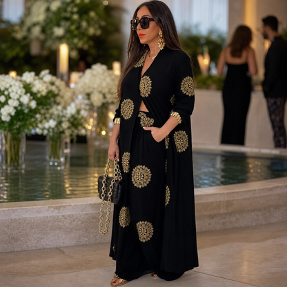 Edvige Urbinati™ Elegant Embroidered Modest Two-Piece Set