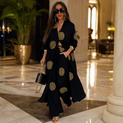 Edvige Urbinati™ Elegant Embroidered Modest Two-Piece Set