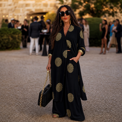 Edvige Urbinati™ Elegant Embroidered Modest Two-Piece Set