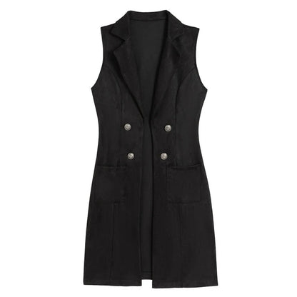 Egle Barletta™ Sleeveless Longline Jacket for Effortless Layering