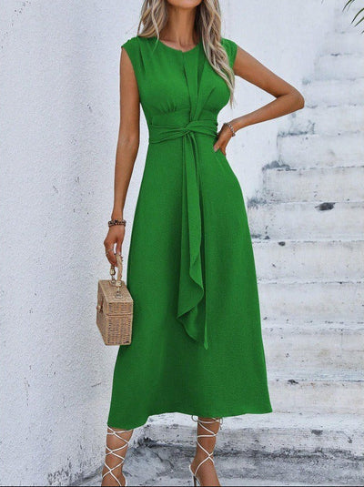 Egle Pizzichini™ Elegant Draped Dress for Effortless Style