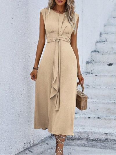 Egle Pizzichini™ Elegant Draped Dress for Effortless Style