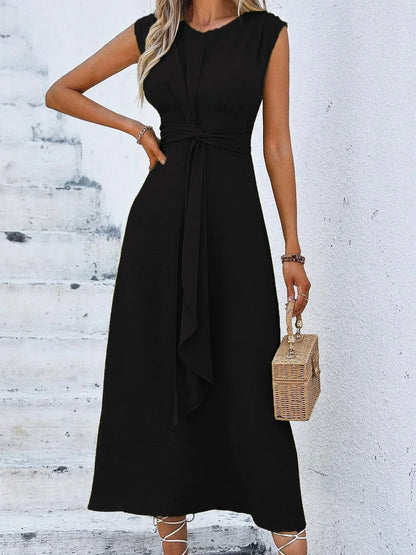 Egle Pizzichini™ Elegant Draped Dress for Effortless Style