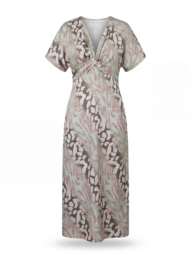 Egle Pizzichini™ Elegant Draped Dress for Effortless Style