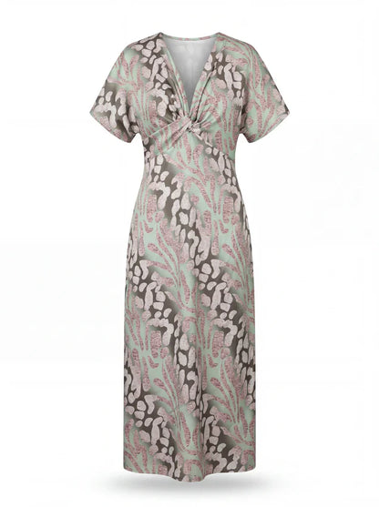 Egle Pizzichini™ Elegant Draped Dress for Effortless Style