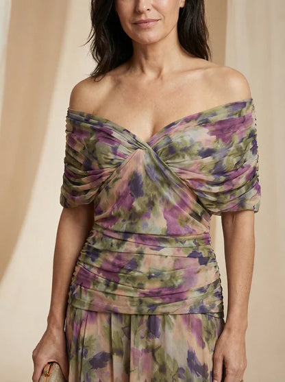 Egle Pizzichini™ Elegant Draped Dress for Effortless Style