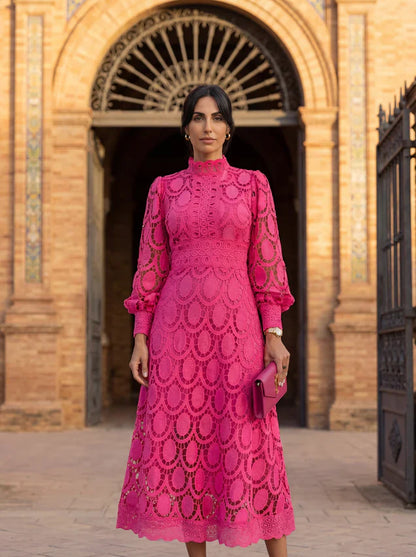 Egle Pizzichini™ Elegant Draped Dress for Effortless Style