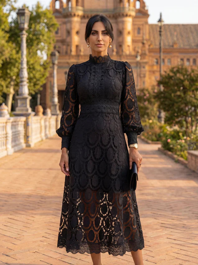 Egle Pizzichini™ Elegant Draped Dress for Effortless Style