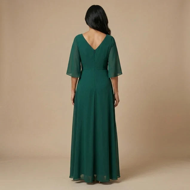 Egle Pizzichini™ Elegant Draped Dress for Effortless Style