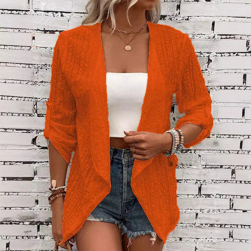 Egle Schiavi™ Cozy Open Front Cardigan for Everyday Style
