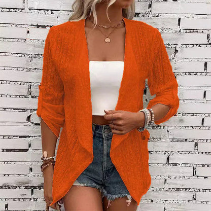 Egle Schiavi™ Cozy Open Front Cardigan for Everyday Style