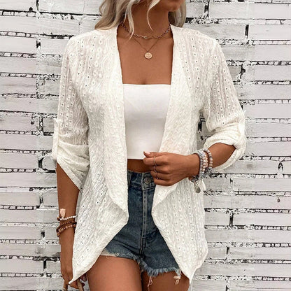Egle Schiavi™ Cozy Open Front Cardigan for Everyday Style