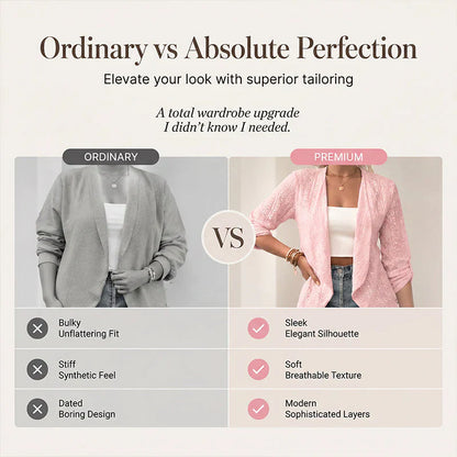 Egle Schiavi™ Cozy Open Front Cardigan for Everyday Style