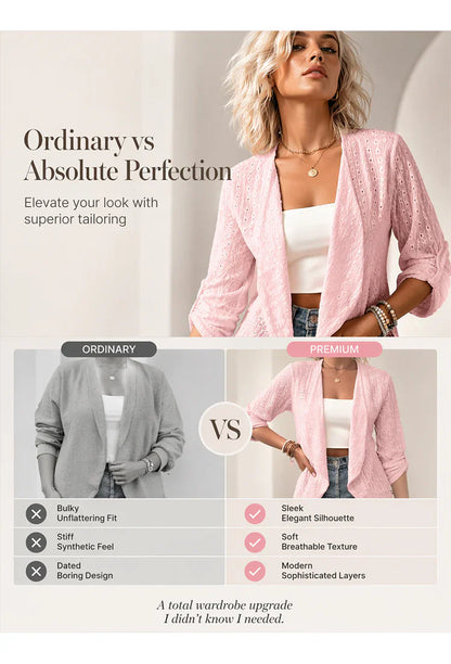 Egle Schiavi™ Cozy Open Front Cardigan for Everyday Style