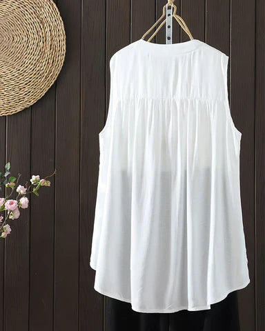 Egle Vicenza™ Breathable Floral Sleeveless Top for Warm Days