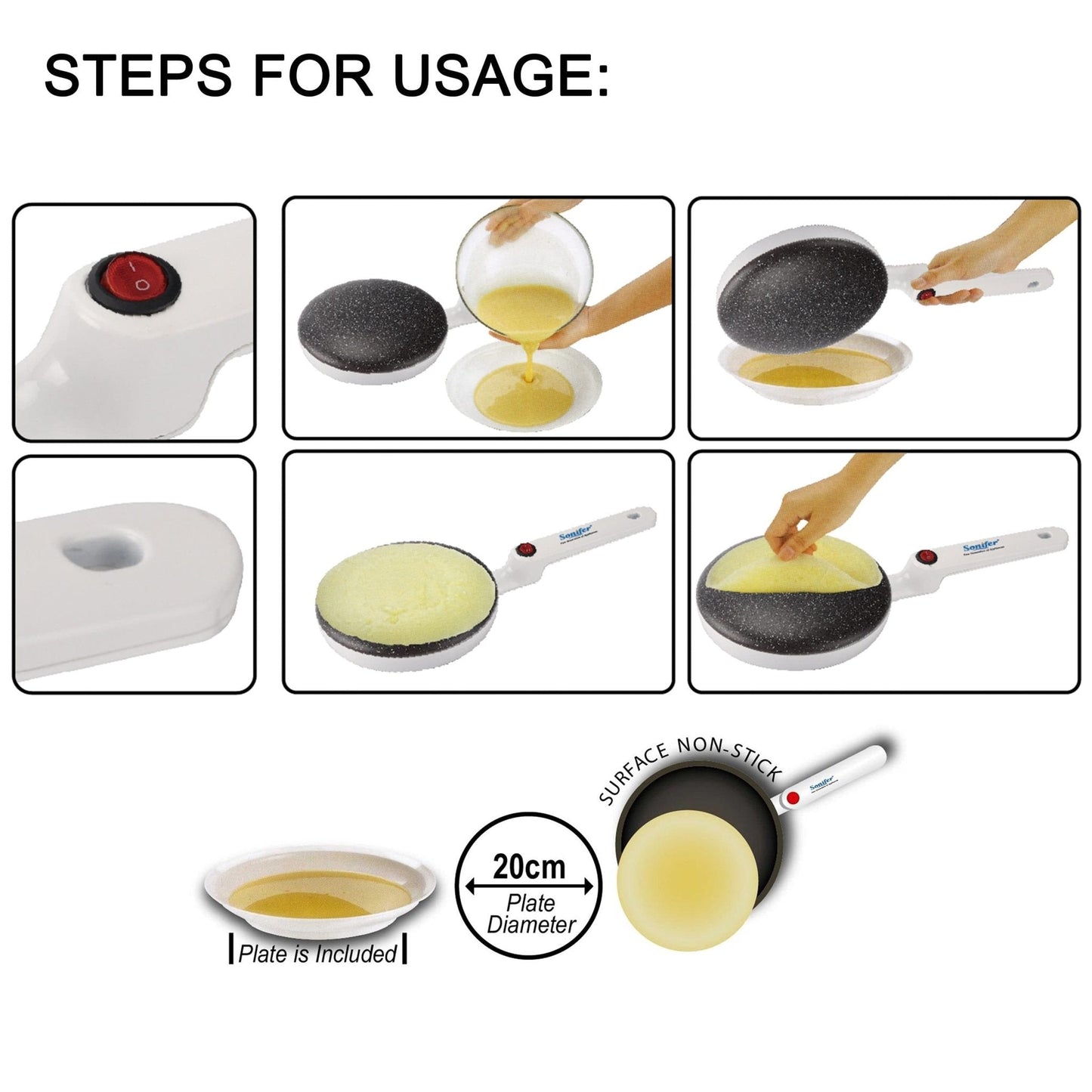 MonCuisine™ Pancake Machine