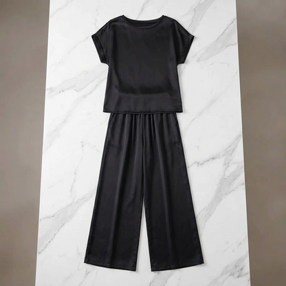 Eleonora Rinaldi™ Elegant Satin Coord Set