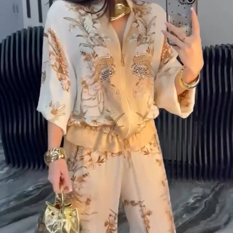 Elettra Ragusa™ Coordinated Floral Set for Warm-Weather Outings