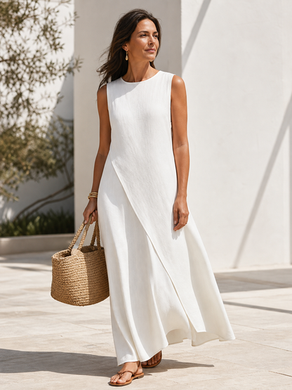 Elettra Stagno™ Flowing minimalist dress for effortless summer elegance