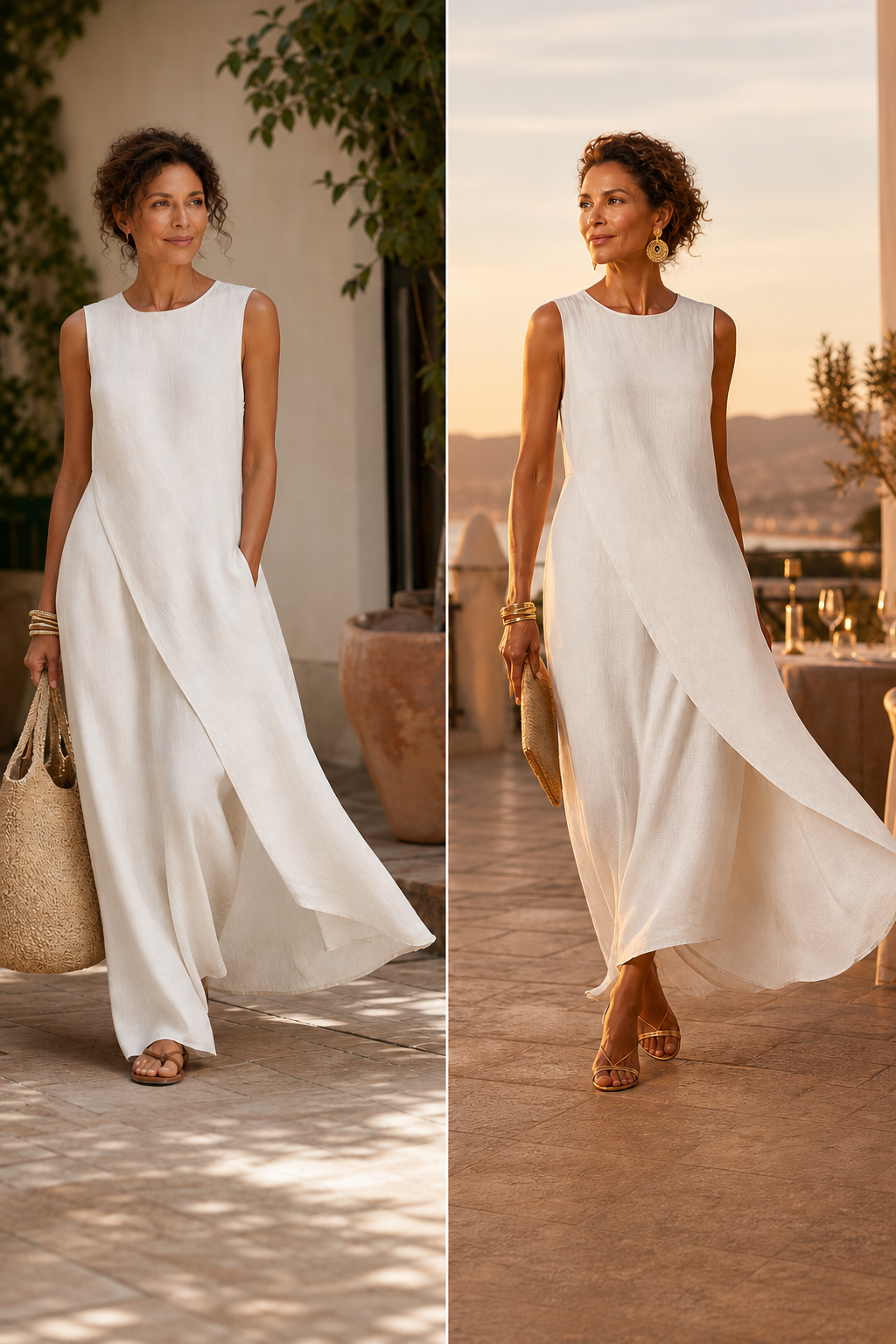 Elettra Stagno™ Flowing minimalist dress for effortless summer elegance
