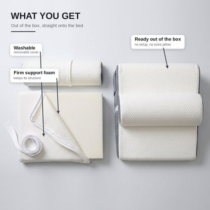ElevaRest™ Wedge Pillow for Restful, Pain-Free Sleep