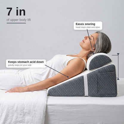 ElevaRest™ Wedge Pillow for Restful, Pain-Free Sleep