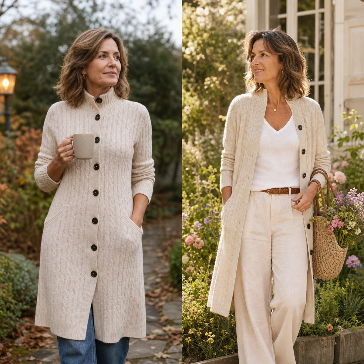 Eliana Amendola™ Cable Cardigan for Effortless Everyday Style