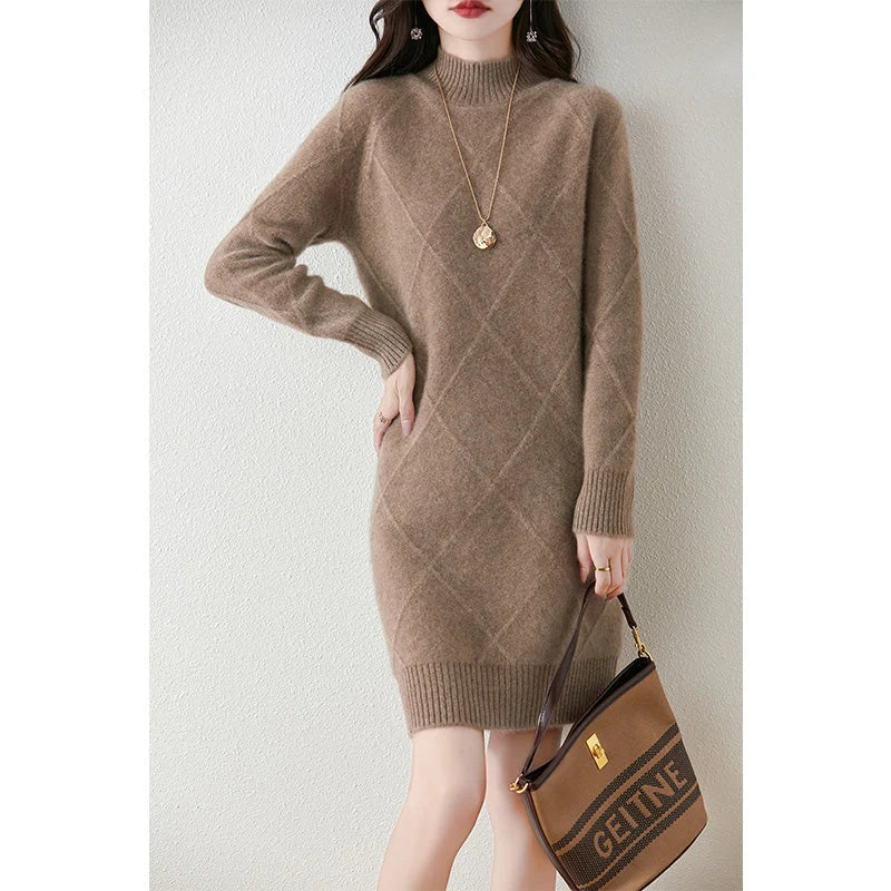 Emilia™ Cozy Winter Dress for Effortless Style