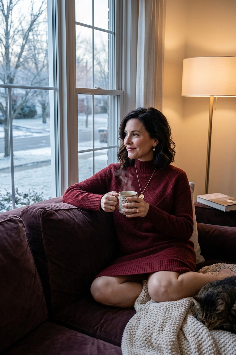 Emilia™ Cozy Winter Dress for Effortless Style