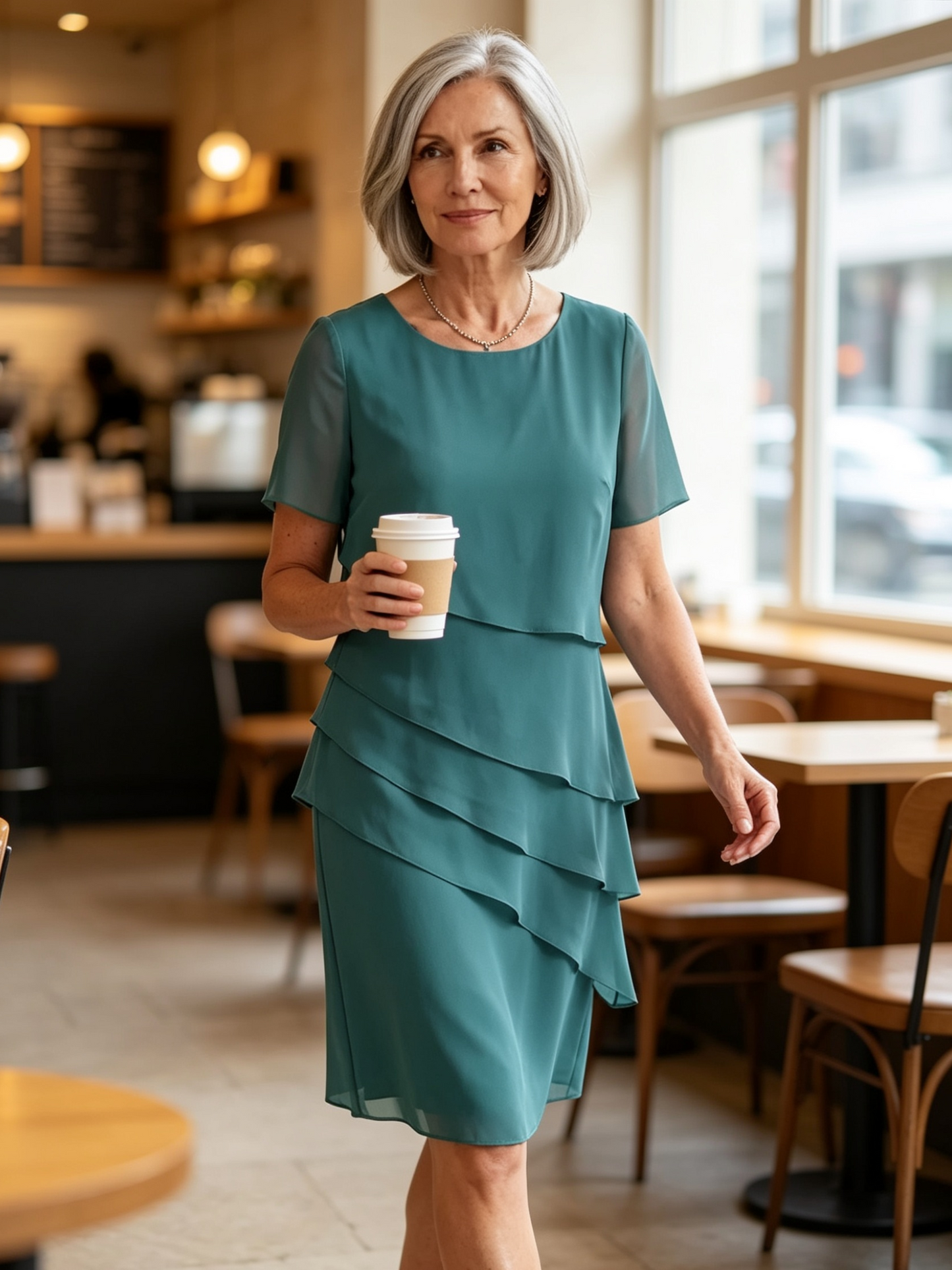 Emiliana Bergonzi™ Elegant Dress with a Flattering Silhouette
