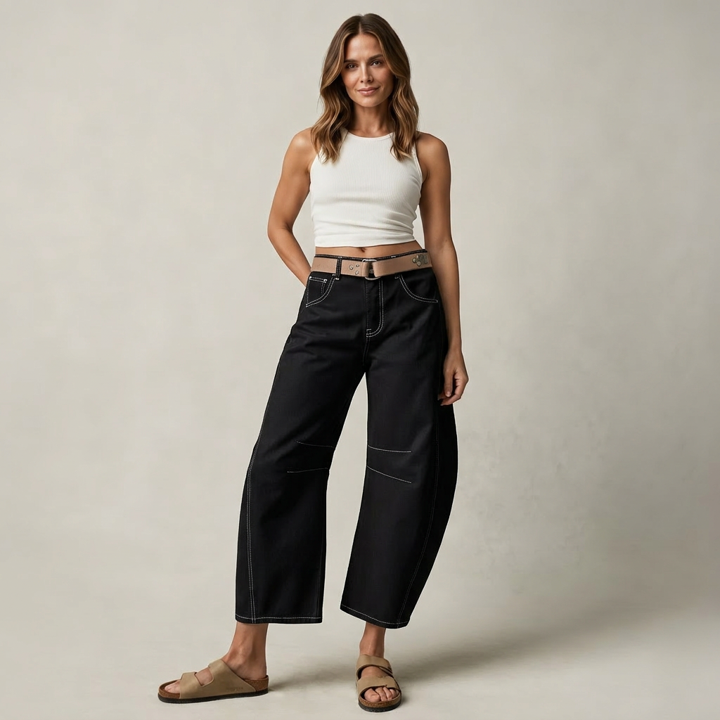 Erminia Bevilacqua™ Relaxed Stretch Denim Jeans