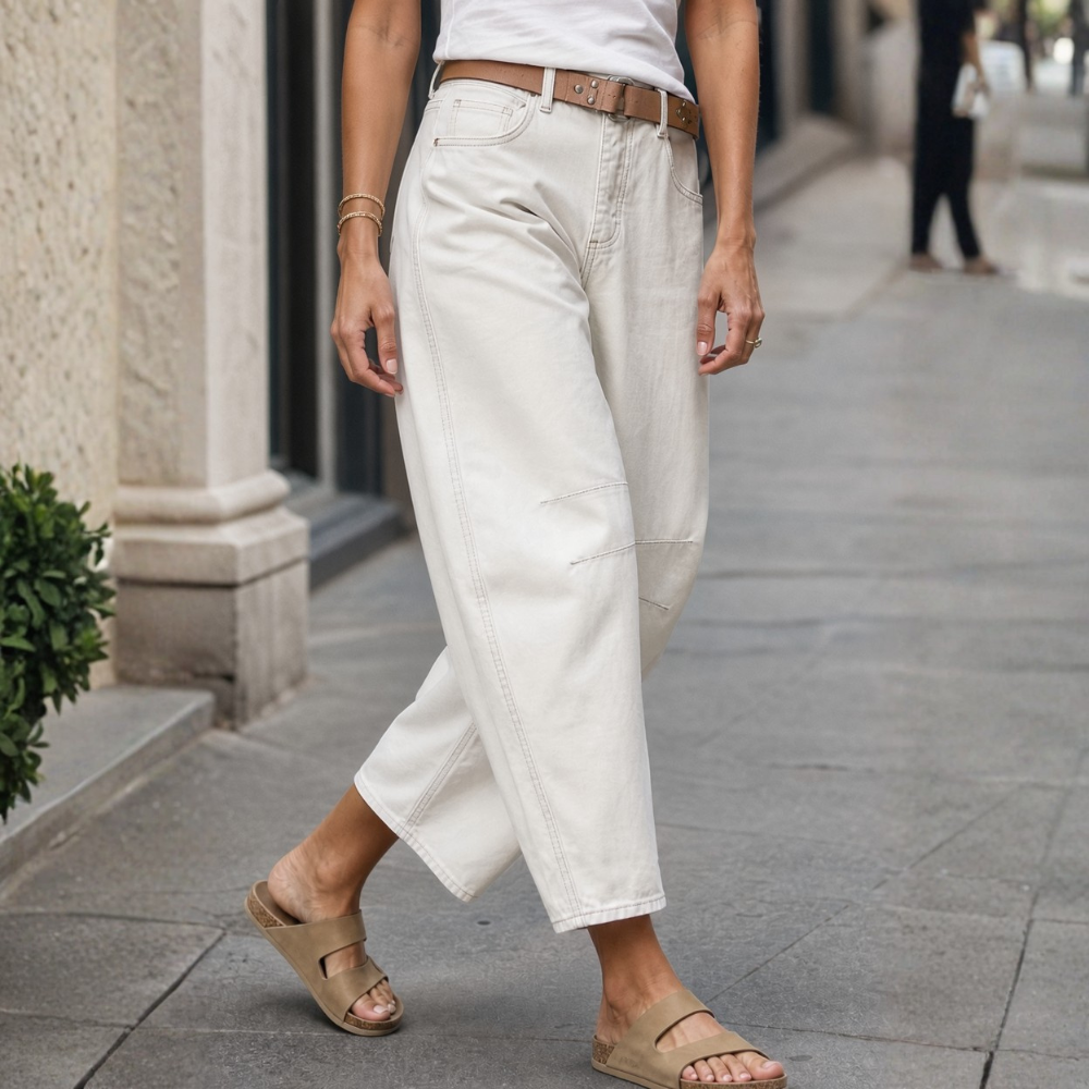 Erminia Bevilacqua™ Relaxed Stretch Denim Jeans