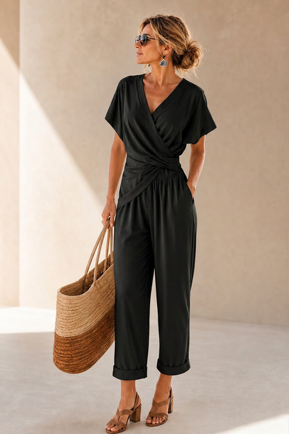 Eufemia Bonacolsi™ Effortless V-Neck Fitted Set