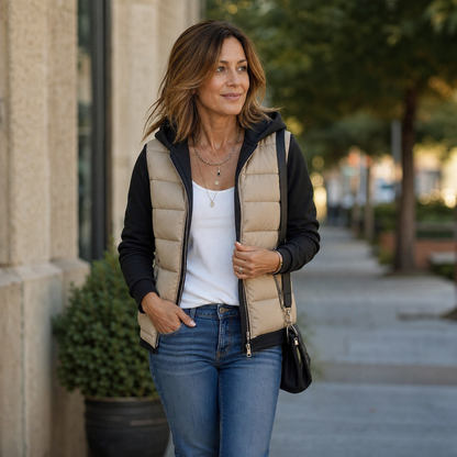 Eufrasia Barbagallo™ Quilted Hooded Jacket for Cozy Everyday Style